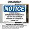 Signmission Please Break Cardboard Boxes Down Do Not, 7 in W x Rectangle, Vinyl Decal OS-2PACK-NS-D-57-L-17337 - alternate 5
